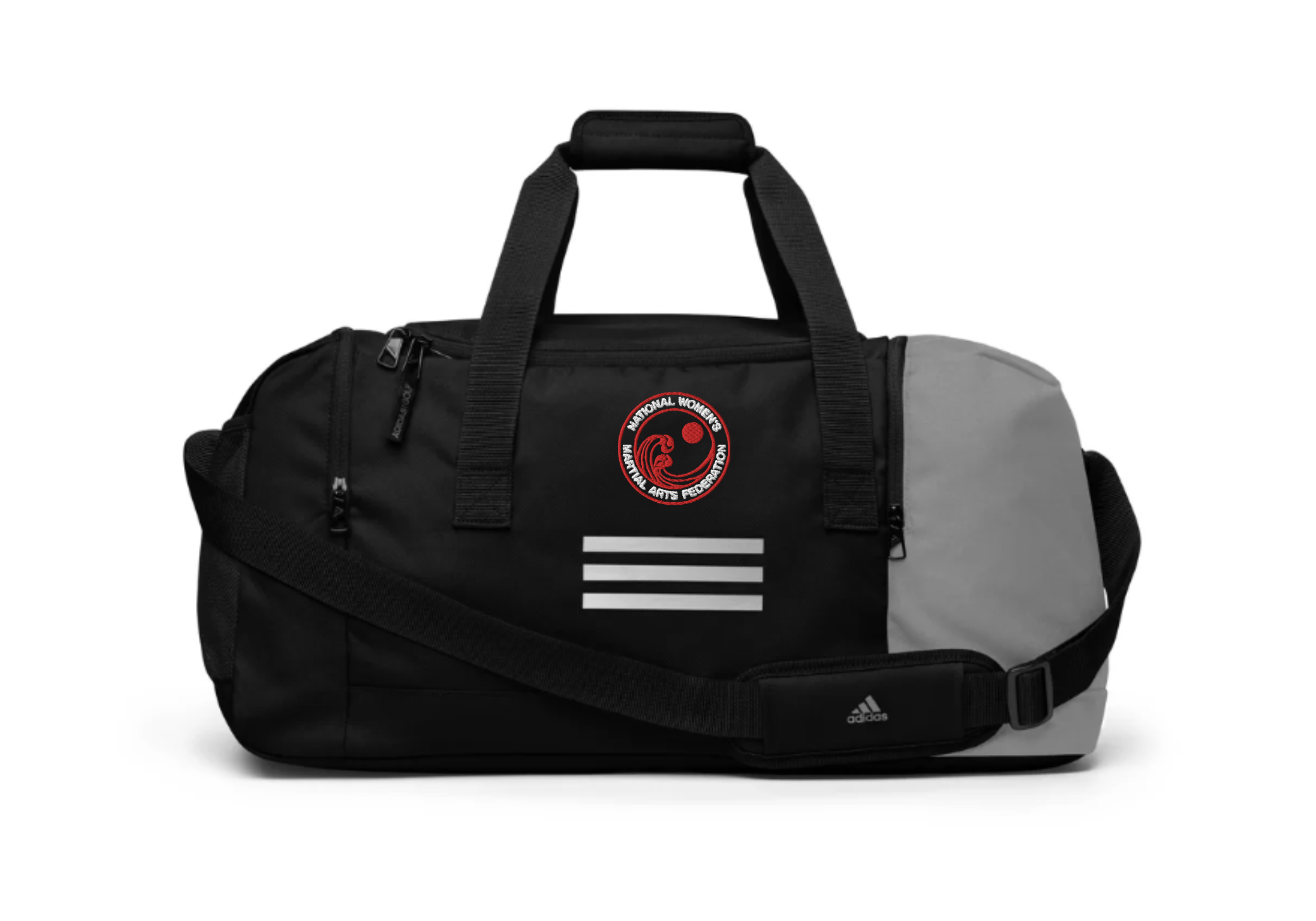 duffel bag with nwmaf logo